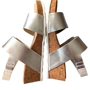 Earth Willa Wedge Slingback Sandals 8.5 NEW